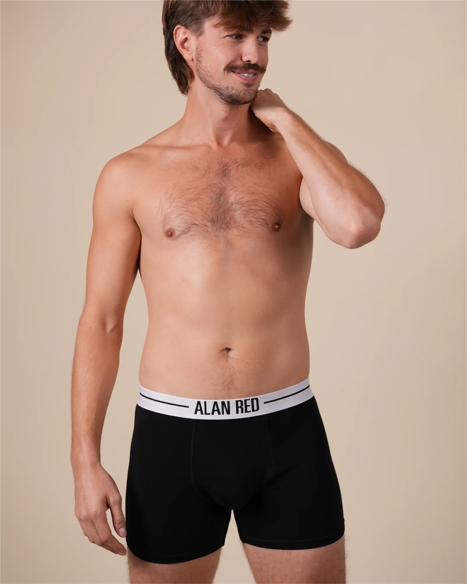 Lasting Men's Boxer Briefs 2-Pack | Alan Red