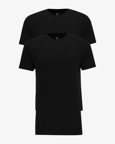 Alan Red Virginia pack of 2 men’s black T-shirts