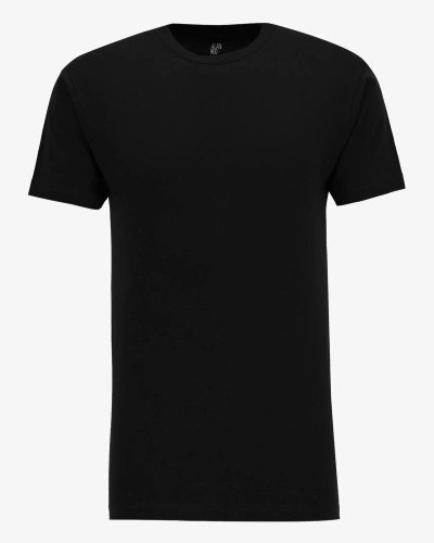Alan Red Virginia men’s black T-shirt – front view