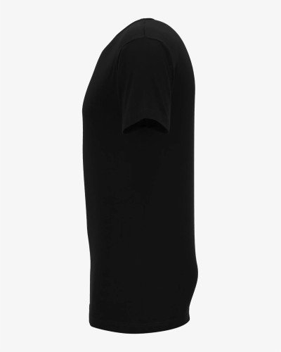 Alan Red Virginia men’s black T-shirt - side view