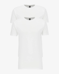 Alan Red Virginia pack of 2 men’s white T-shirts
