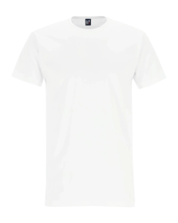 Alan Red Derby men’s white T-shirt – front view