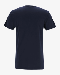 Alan Red Derby men’s navy blue T-shirt – back view