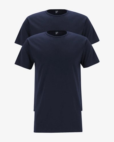 Alan Red Derby pack of 2 men’s navy blue T-shirts