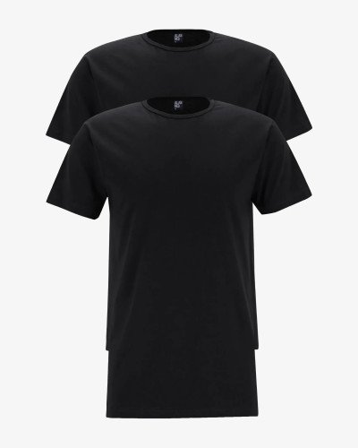 Alan Red Derby pack of 2 men’s black T-shirts