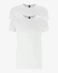 Alan Red Ottawa pack of 2 men’s white stretch T-shirts