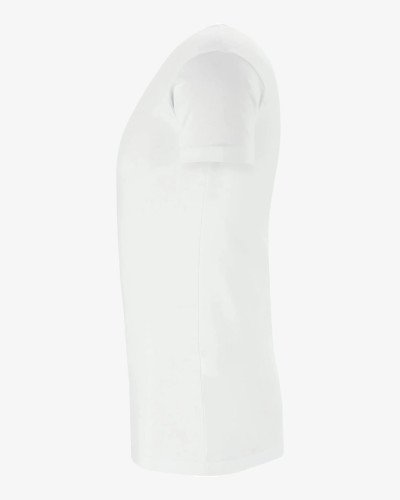 Alan Red Ottawa men’s white stretch T-shirt – side view
