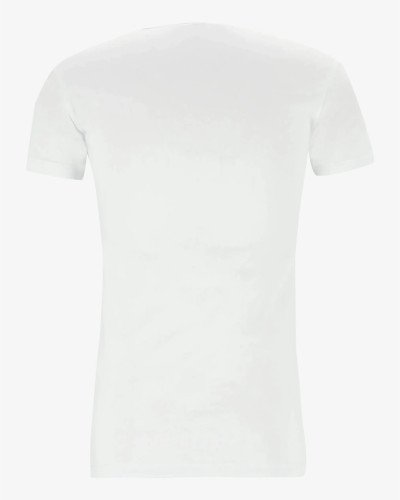 Alan Red Ottawa men’s white stretch T-shirt – back view