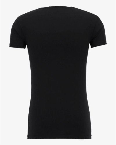 Alan Red Ottawa men’s black stretch T-shirt – back view
