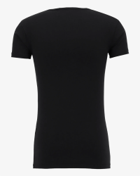 Alan Red Ottawa men’s black stretch T-shirt – back view
