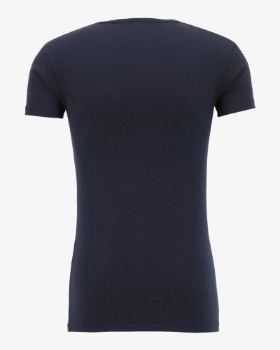 Alan Red Ottawa men’s navy blue stretch T-shirt – back view