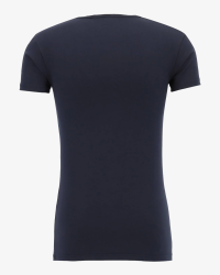 Alan Red Ottawa men’s navy blue stretch T-shirt – back view