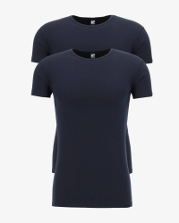 Alan Red Ottawa pack of 2 men’s navy blue stretch T-shirts