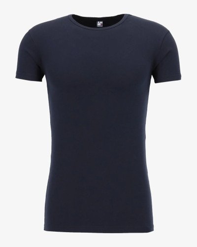 Alan Red Ottawa men’s navy blue stretch T-shirt – front view