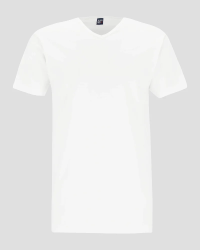Men's white Vermont V-neck T-shirt by Alan Red