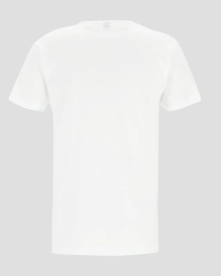 Men's white Vermont T-shirt by Alan Red, back view