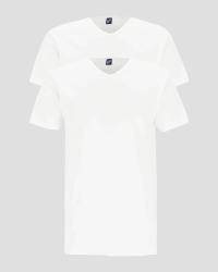 Two-pack of men's white Vermont T-shirts by Alan Red
