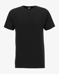 Men's black Vermont T-shirt by Alan Red, back view