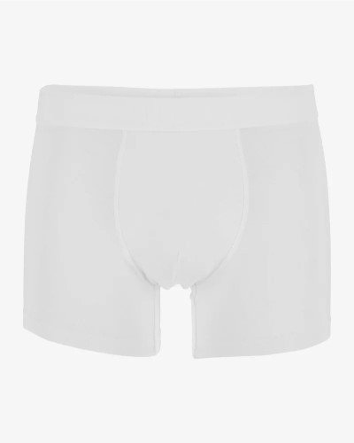Men's white Bomber boxer briefs by Alan Red, front view
