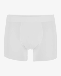 Men's white Bomber boxer briefs by Alan Red, front view