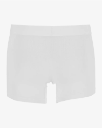 Men's white Bomber boxer briefs by Alan Red, back view