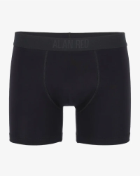 Men's black Bomber boxer briefs by Alan Red, front view