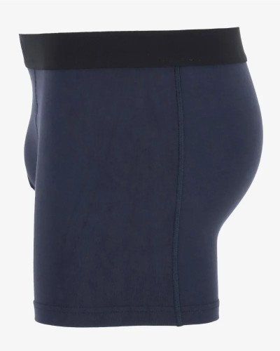 Men's navy Bomber boxer briefs by Alan Red, side view