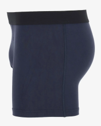 Men's navy Bomber boxer briefs by Alan Red, side view