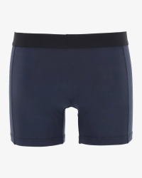 Men's navy Bomber boxer briefs by Alan Red, back view