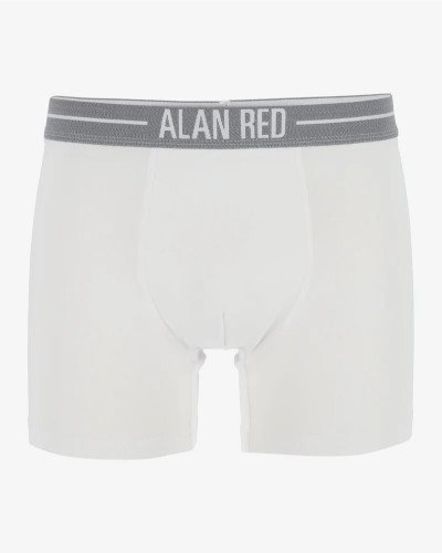 Boxer uomo bianchi Lasting Alan Red, vista frontale