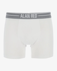 Boxer uomo bianchi Lasting Alan Red, vista frontale
