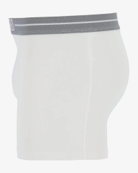Men's white Lasting boxer briefs by Alan Red, side view