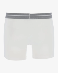 Men's white Lasting boxer briefs by Alan Red, back view