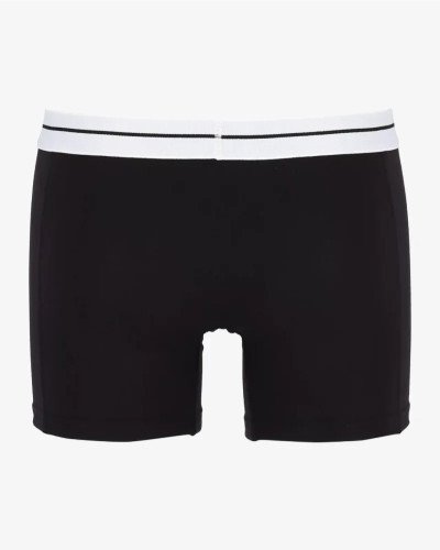 Men's black Lasting boxer briefs by Alan Red, back view