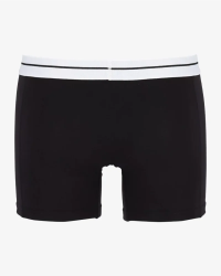 Men's black Lasting boxer briefs by Alan Red, back view