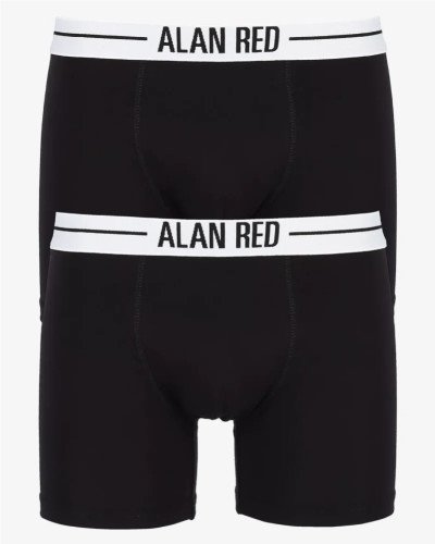 Two-pack of men's black Lasting boxer briefs by Alan Red
