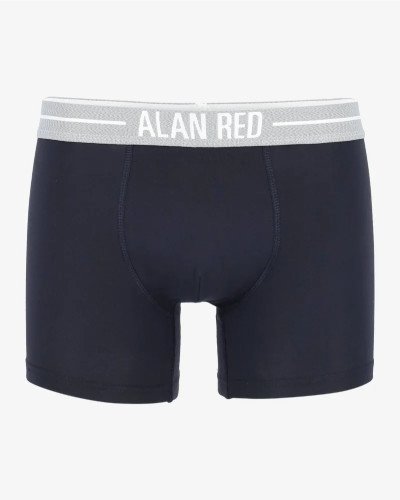 Men's navy Lasting boxer briefs by Alan Red, front view