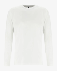 Men's white Virginia long-sleeve T-shirt by Alan Red, front view