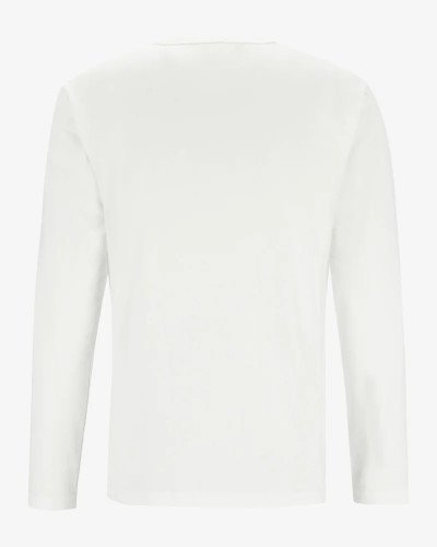 Maglia uomo bianca a maniche lunghe Virginia Alan Red, vista posteriore