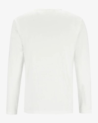 Maglia uomo bianca a maniche lunghe Virginia Alan Red, vista posteriore