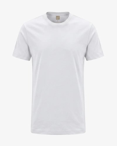 Men's white Venice crew-neck T-shirt by Alan Red, front view