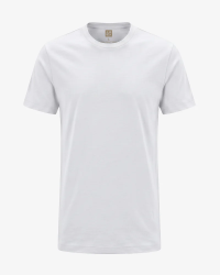 Men's white Venice crew-neck T-shirt by Alan Red, front view