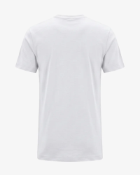 Men's white Venice crew-neck T-shirt by Alan Red, back view