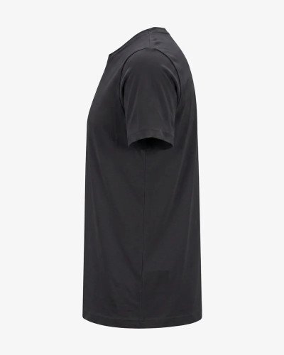 Men's black Venice crew-neck T-shirt by Alan Red, side view