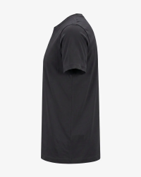 Men's black Venice crew-neck T-shirt by Alan Red, side view