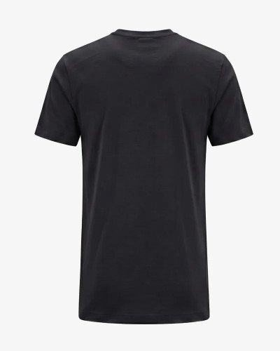 Men's black Venice crew-neck T-shirt by Alan Red, back view