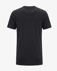 Men's black Venice crew-neck T-shirt by Alan Red, back view
