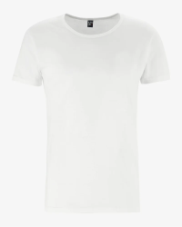 Men's white James crew-neck T-shirt by Alan Red, front view