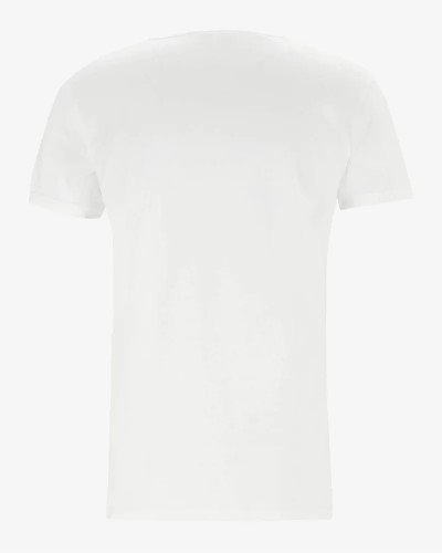 Men's white James crew-neck T-shirt by Alan Red, back view