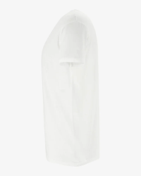 Men's white Dean V-neck T-shirt by Alan Red, side view